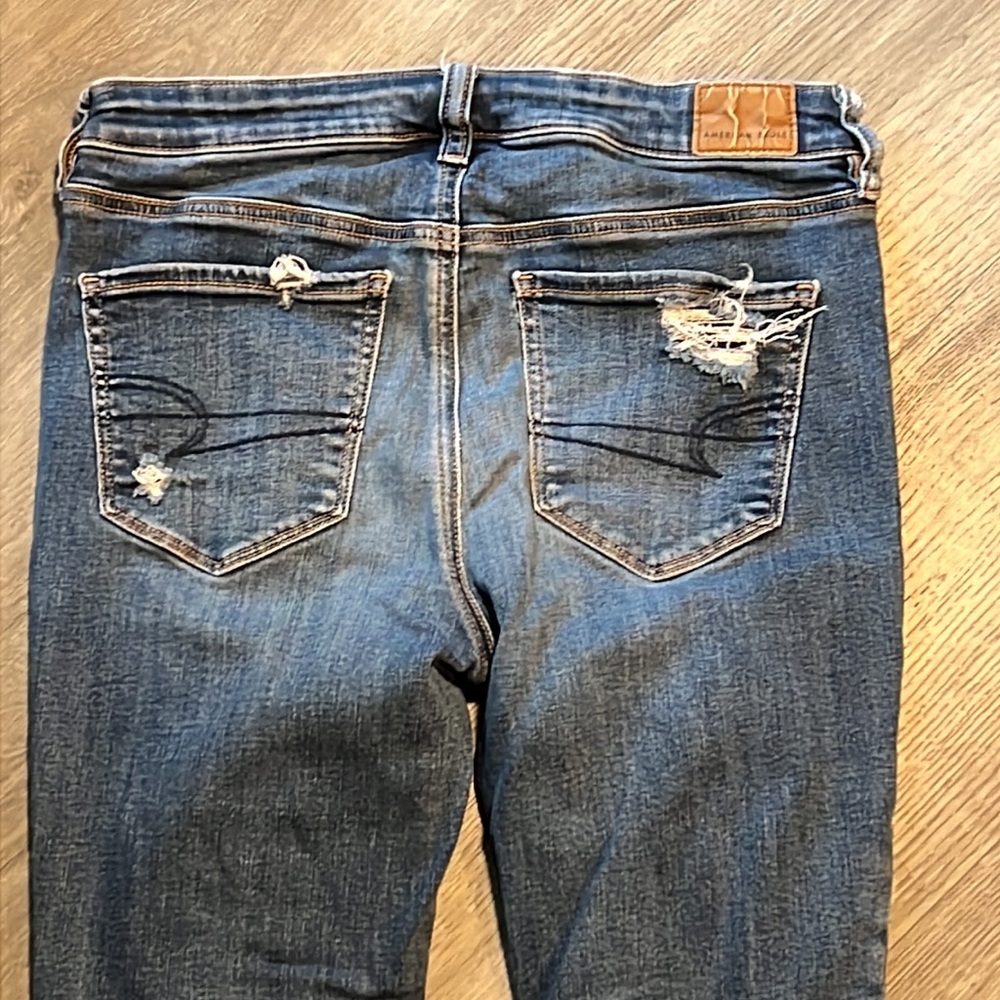 American Eagle Outfitters Next Level Stretch Skinny Distressed Jeans - Picture 3 of 8